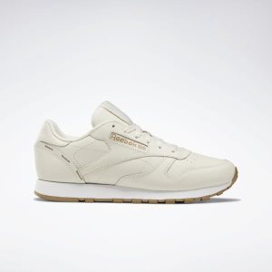 Adidasy Damskie Reebok Classic Leather Białe PL 19RAMNQ